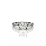 2.21CT Round Diamond Engagement Ring